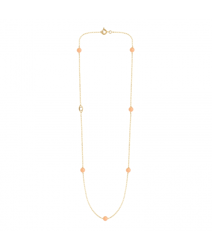Collier Charlet Massilia or jaune aventurine