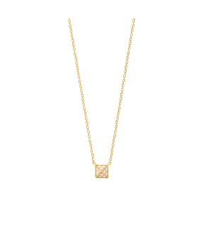 Collier Charlet Pyramide diamants forçat limée