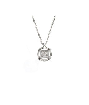 Collier Statement Crossway diamants et argent