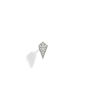 Puce Statement Stairway argent diamants