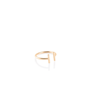 Bague Ginette NY Gold Strip or rose