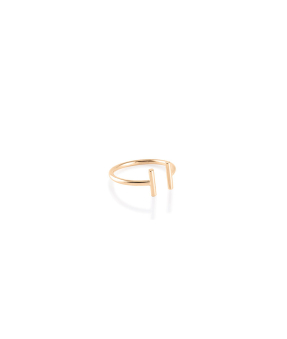 Bague Ginette NY Gold Strip or rose