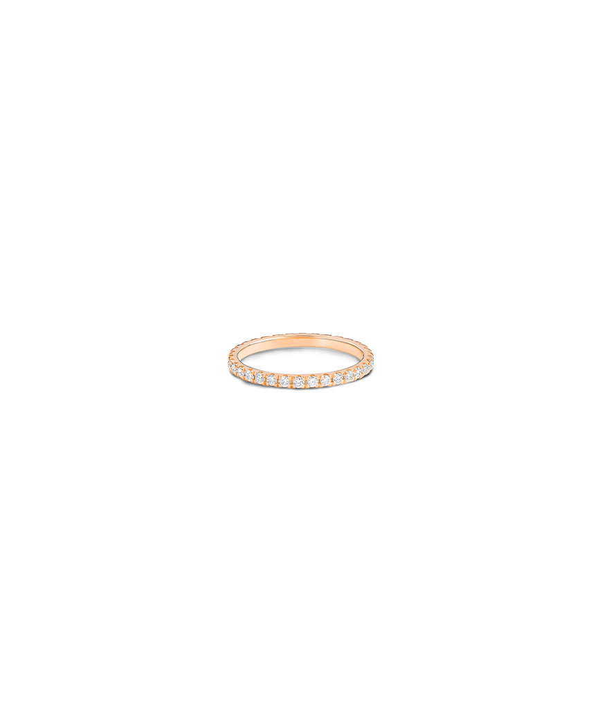 Alliance Ginette NY or rose Be Mine diamond band