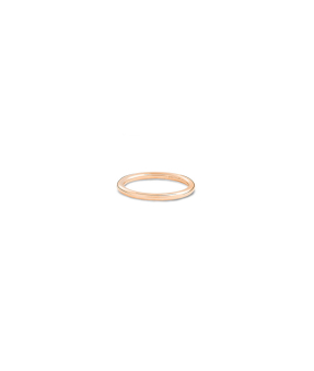 Alliance Ginette NY or rose Be Mine mini domed band