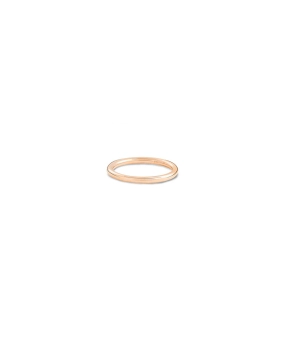 Alliance Ginette NY or rose Be Mine mini domed band
