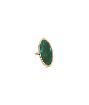 Bague Ginette NY Ellipse or rose chrysocolle