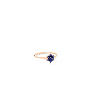 Bague Ginette NY Star or rose saphir