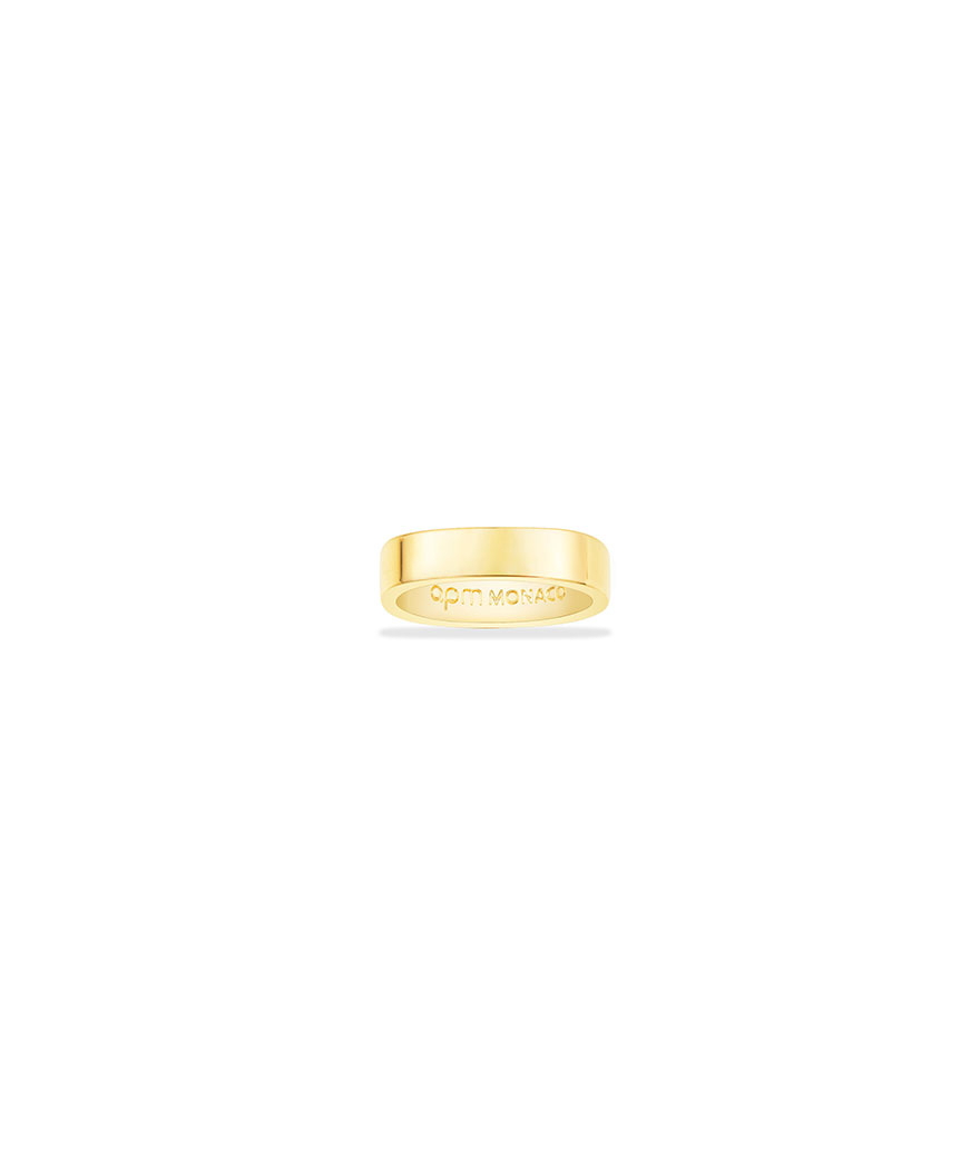 Bague APM Monaco Bold argent jaune