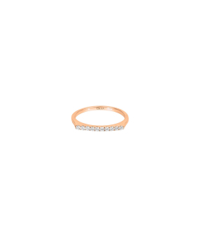 Bague Djula Mix & Match or rose diamants