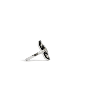 Bague Statement mini My way argent émail diamants