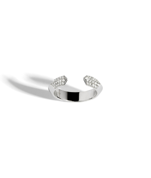 Bague Statement Anyway argent diamants