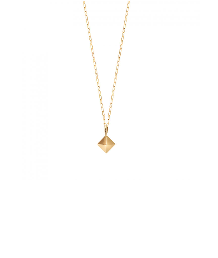 Collier Charlet Pyramide chaîne forçat