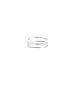 Bague Vanrycke Charlie or blanc