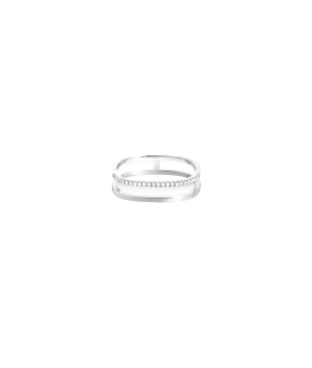 Bague Vanrycke Charlie or blanc