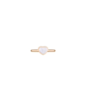 Bague Chopard My Happy Hearts or rose nacre blanche