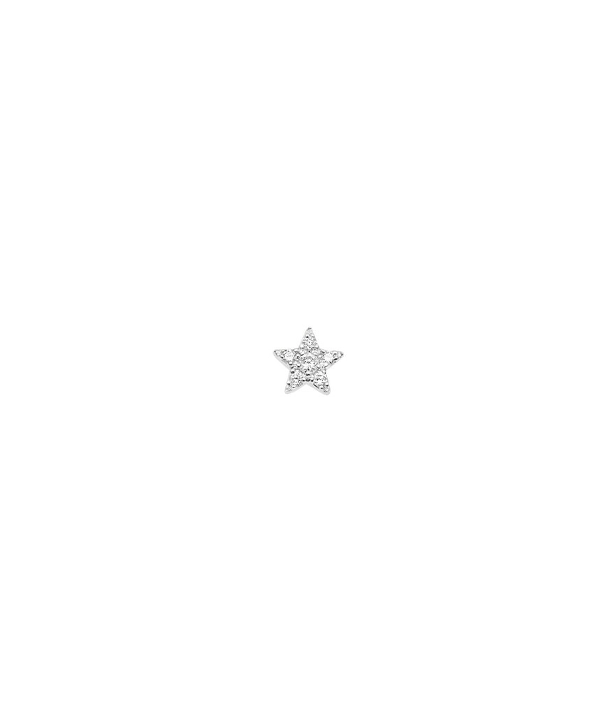 Piercing Djula étoile or blanc diamants