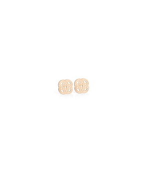 Boucles d'oreilles Ginette NY Purity or rose