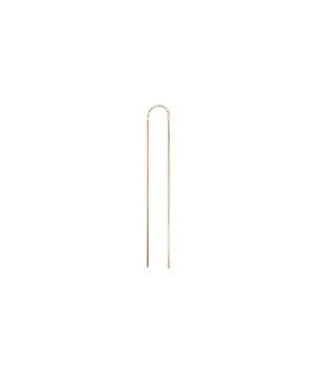 Mono boucle d'oreille Vanrycke Nunchaku or rose