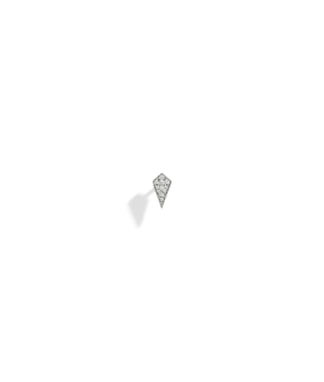 Puce d'oreille Statement Stairway argent et diamants