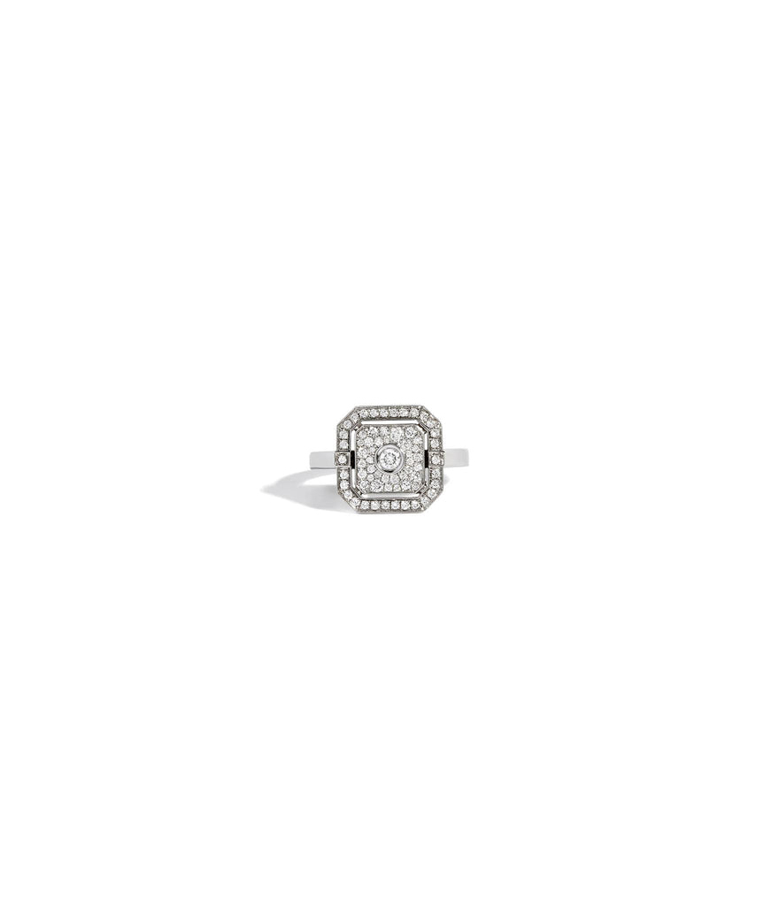 Bague Statement mini Skayway argent diamants