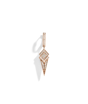 Créole Statement Stairway Cône or rose diamants