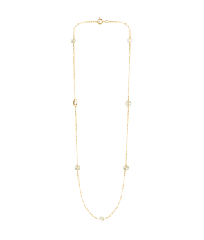 Collier Charlet Massilia or jaune perles d'eau douce