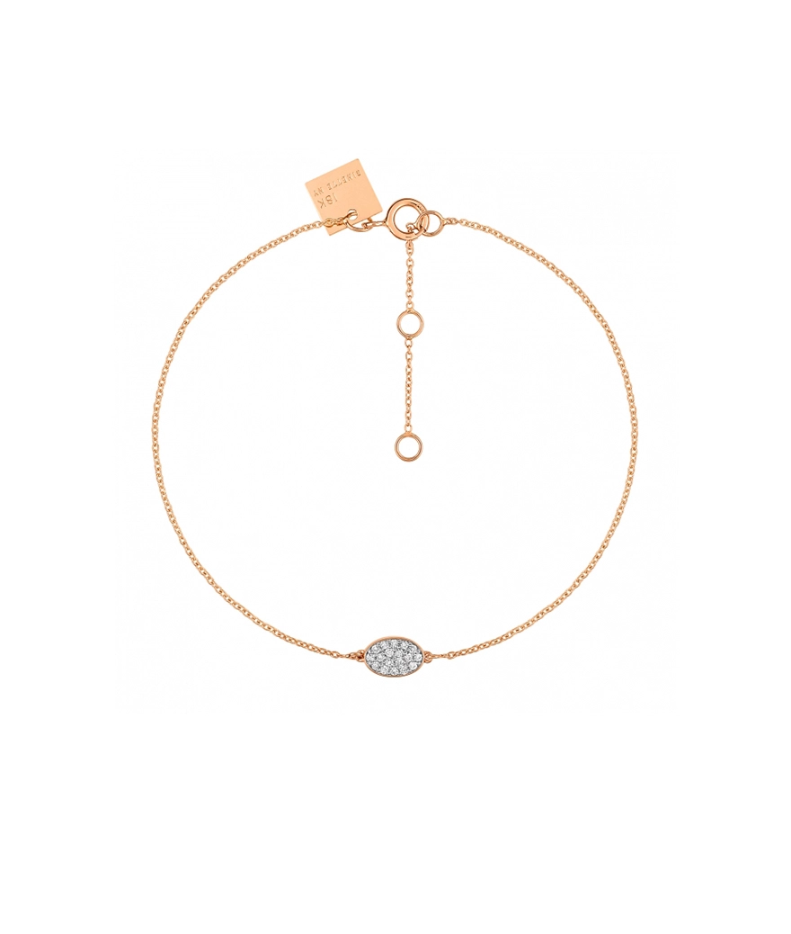 Bracelet Ginette NY Sequin diamond or rose