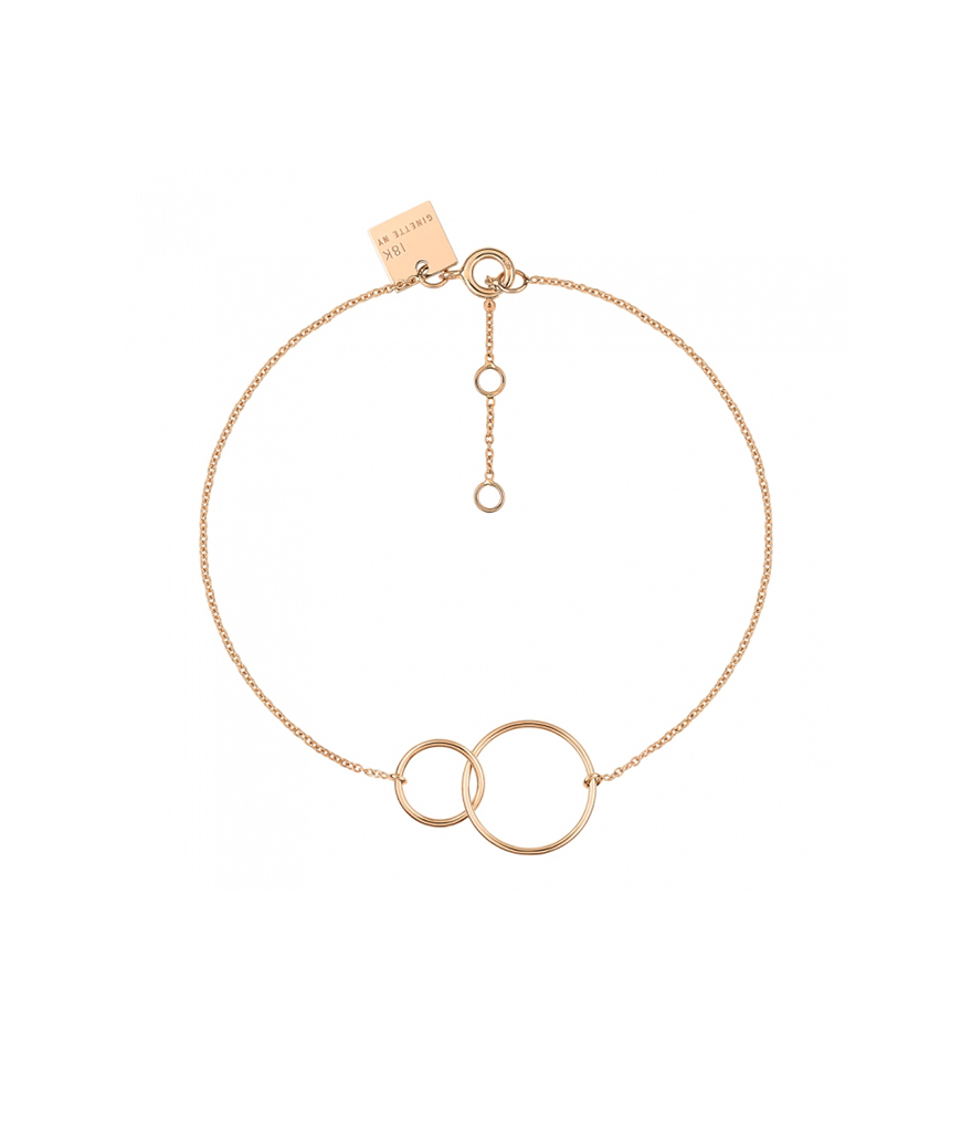 Bracelet Ginette NY Tiny Fusion or rose