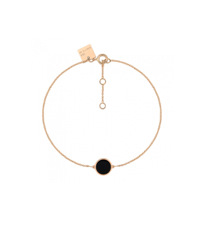 Bracelet Ginette NY Mini Ever Disc or rose onyx