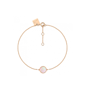 Bracelet Ginette NY Mini Ever Disc or rose nacre rose