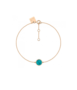 Bracelet Ginette NY Mini Ever Disc or rose turquoise