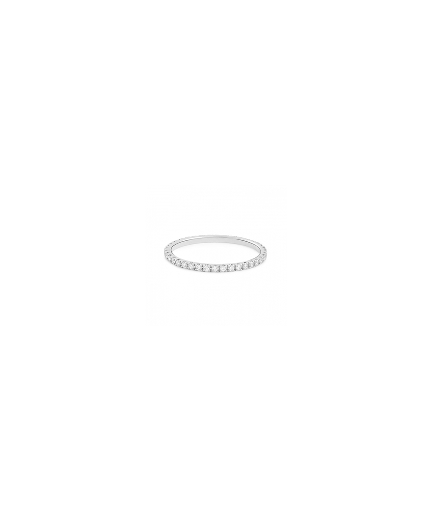 Alliance Ginette NY Be Mine Mini Diamond Band or blanc