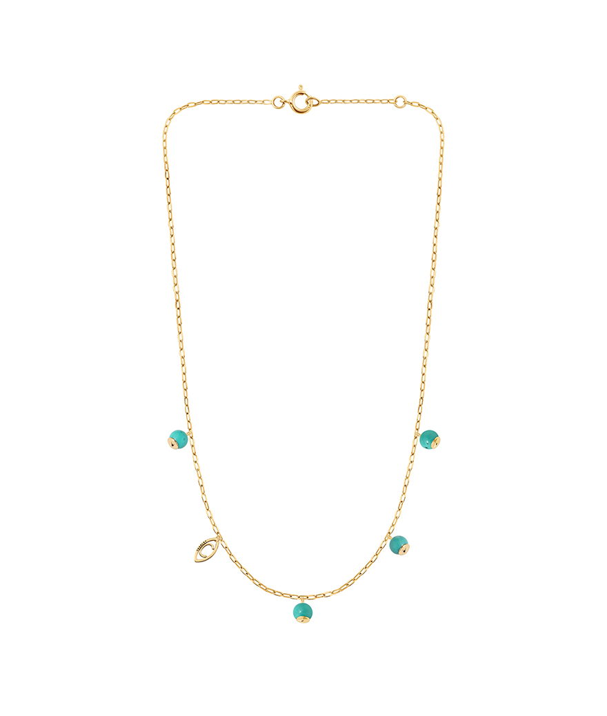 Collier Origines Colors turquoise