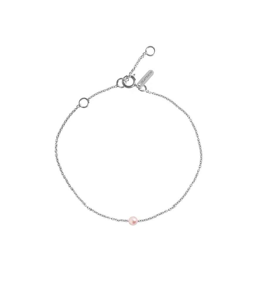 Bracelet Claverin Simply Mini or blanc perle rose