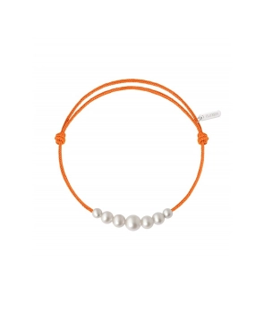 Bracelet Claverin Graduation perles blanches