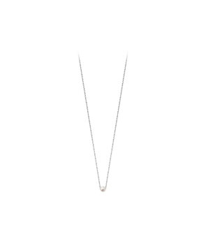 Collier Claverin Simply Mini or blanc perle blanche