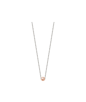Collier Claverin Simply Mini or blanc perle rose