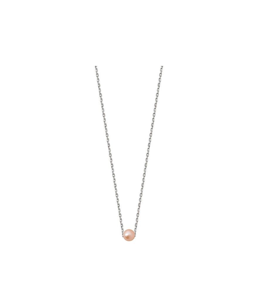 Collier Claverin Simply Mini or blanc perle rose