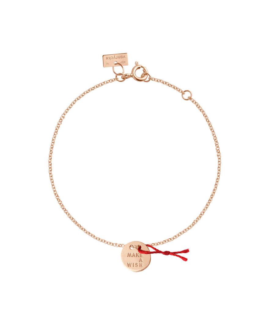 Bracelet Vanrycke Make a wish or rose