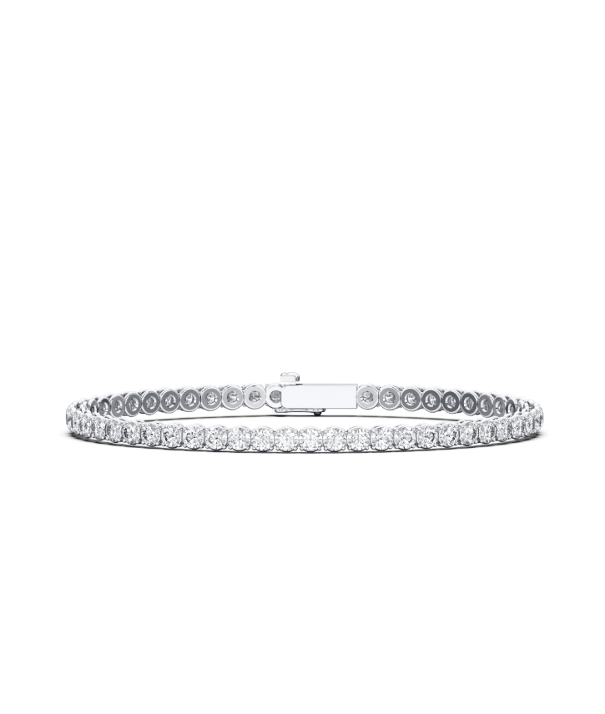 Rivière Mademoiselle Frojo en or blanc et diamants 1ct