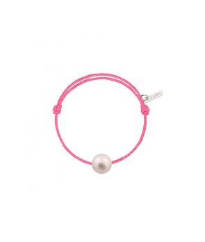 Bracelet cordon Claverin Baby Pearly perle blanche