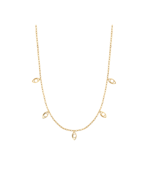 Collier Charlet Iris forçat 5 pampilles