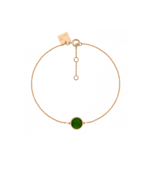 Bracelet Ginette NY Mini Ever Disc or rose jade