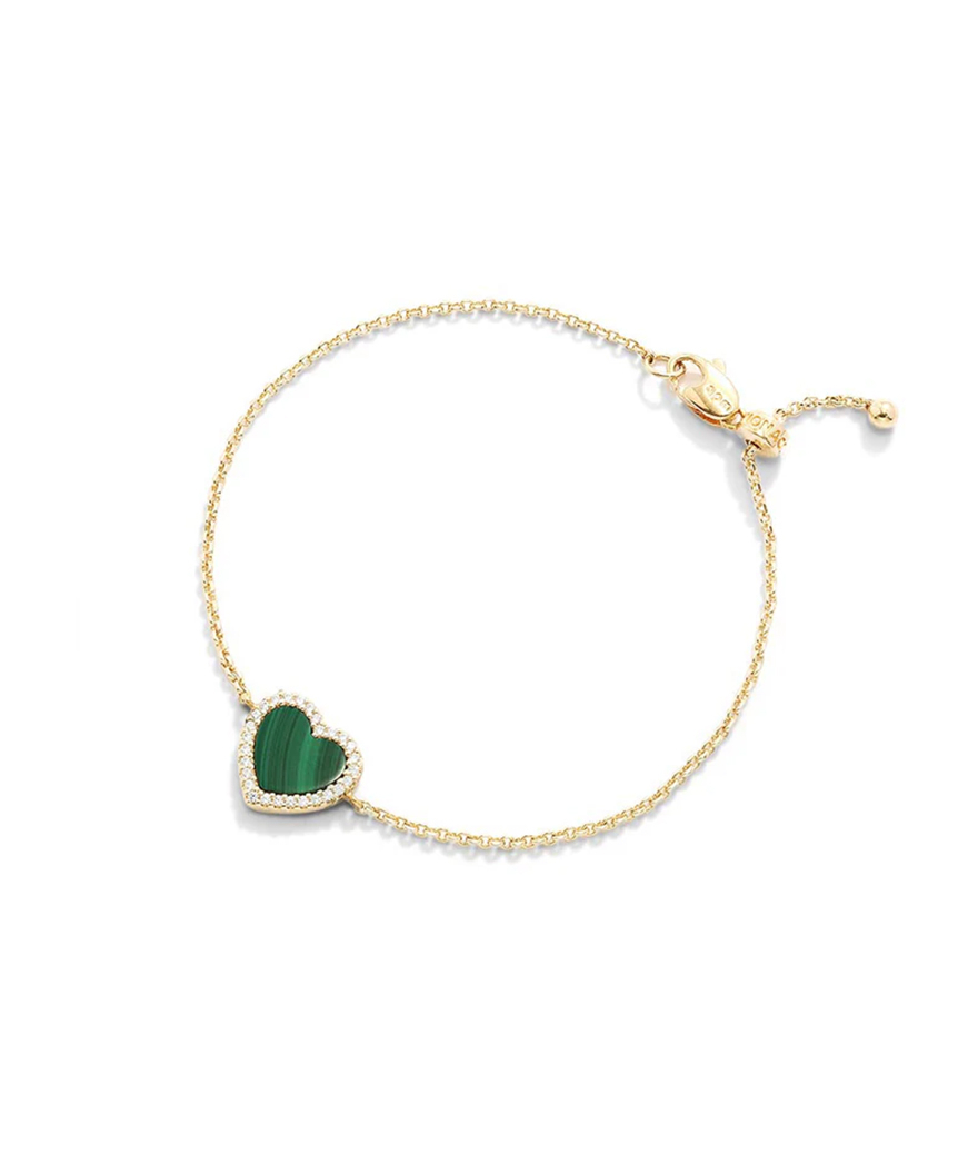 Bracelet APM Monaco ajustable malachite