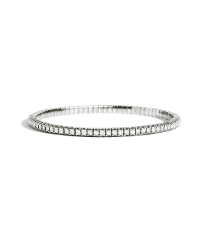 Bracelet Statement Anyway diamants blancs et argent