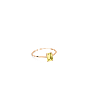 Bague Ginette NY Mini Cocktail Lemon Quartz