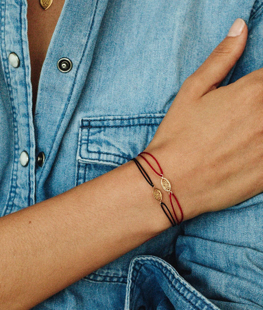 Bracelet sur cordon Charlet...