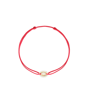 Bracelet Charlet Iris Nacre sur cordon