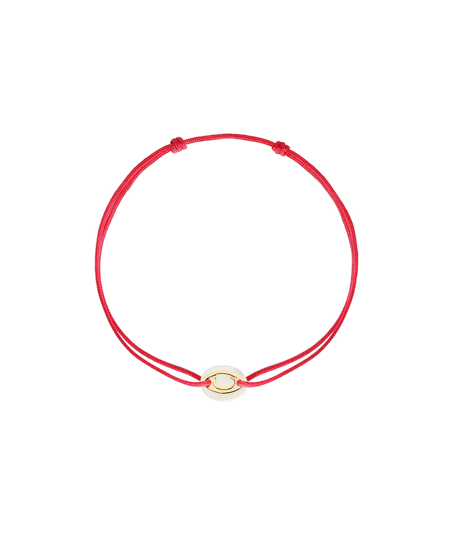 Bracelet Charlet Iris Nacre sur cordon