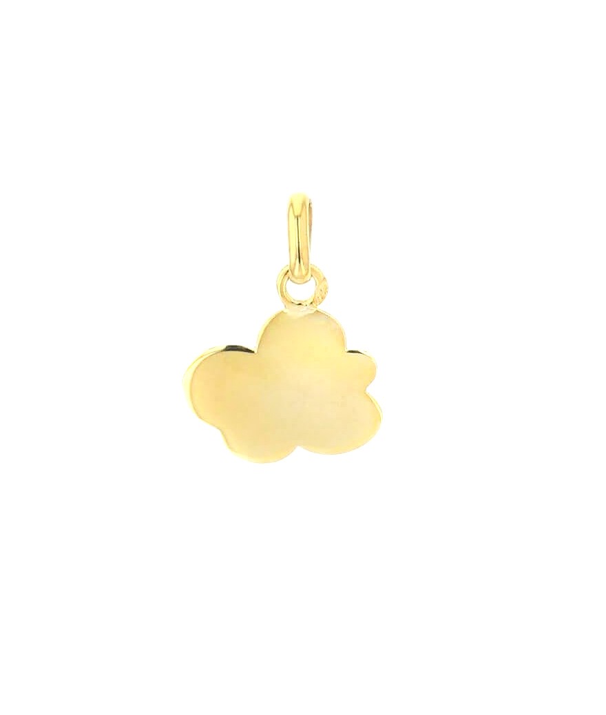 Pendentif Nuage or jaune